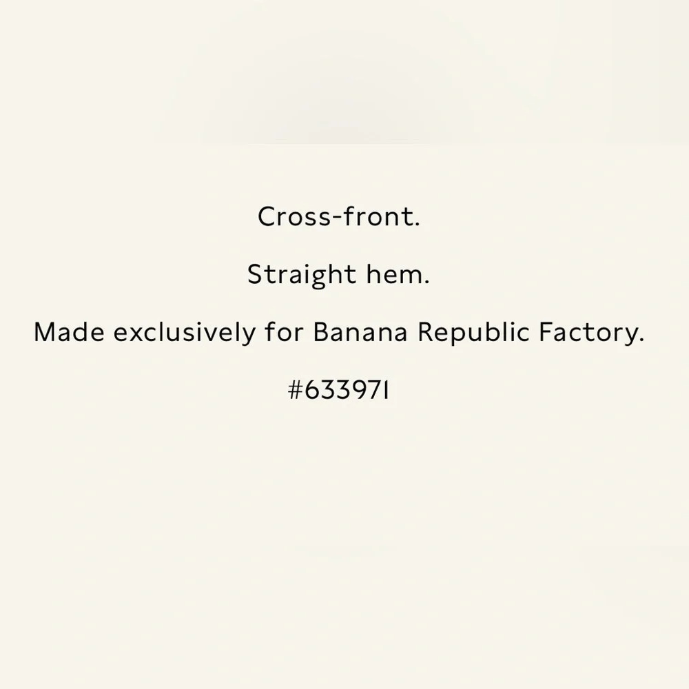 Banana Republic Ribbed Cross-Front Tank - Picture 5 of 6